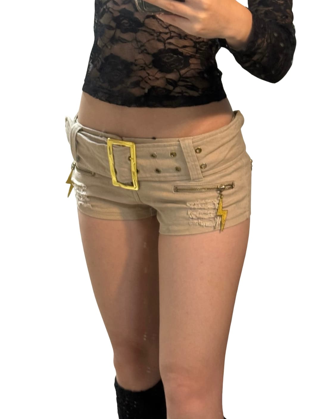 갸루맛 빈티지 숏츠 상품이미지2