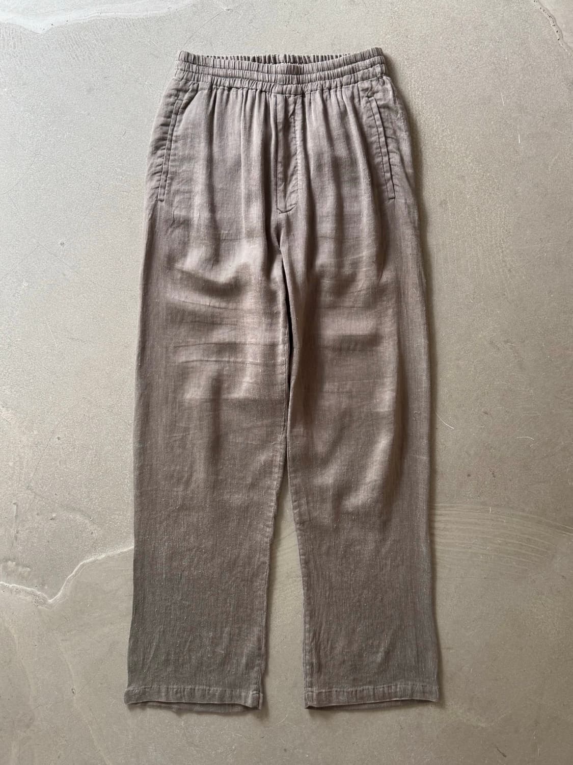 URU Linen Cupro Relaxed Easy Trousers 상품이미지1