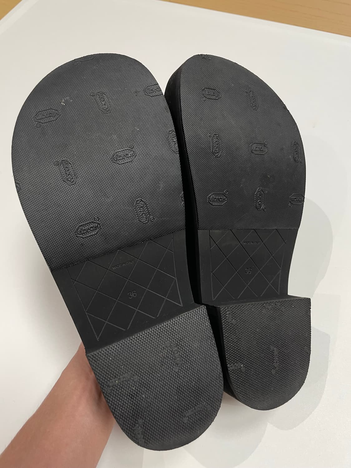 샤넬 벨크로 플랫폼 샌들 36 블랙 판매 상품이미지6