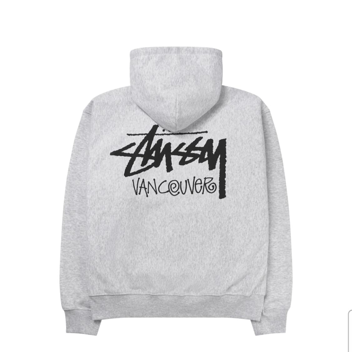 스투시 스탁 벤쿠버 집 후드 애쉬 헤더 M 상품이미지2