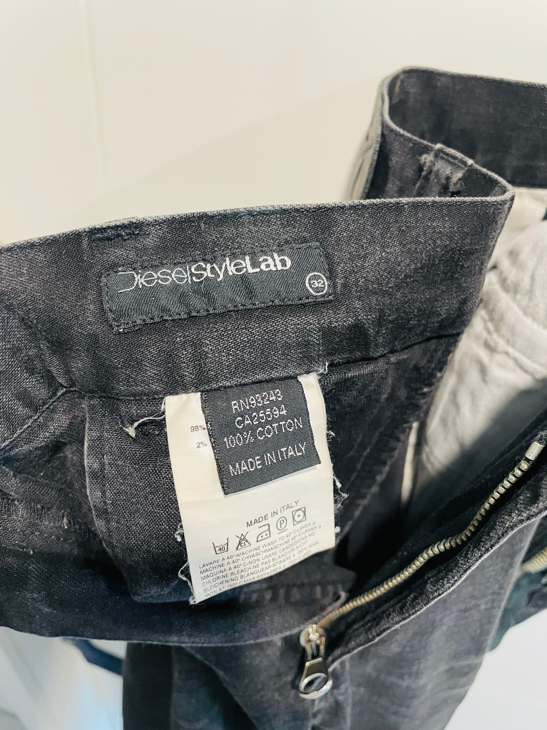 DIESEL STYLELAB ZIPPER DETAIL PANT 상품이미지7