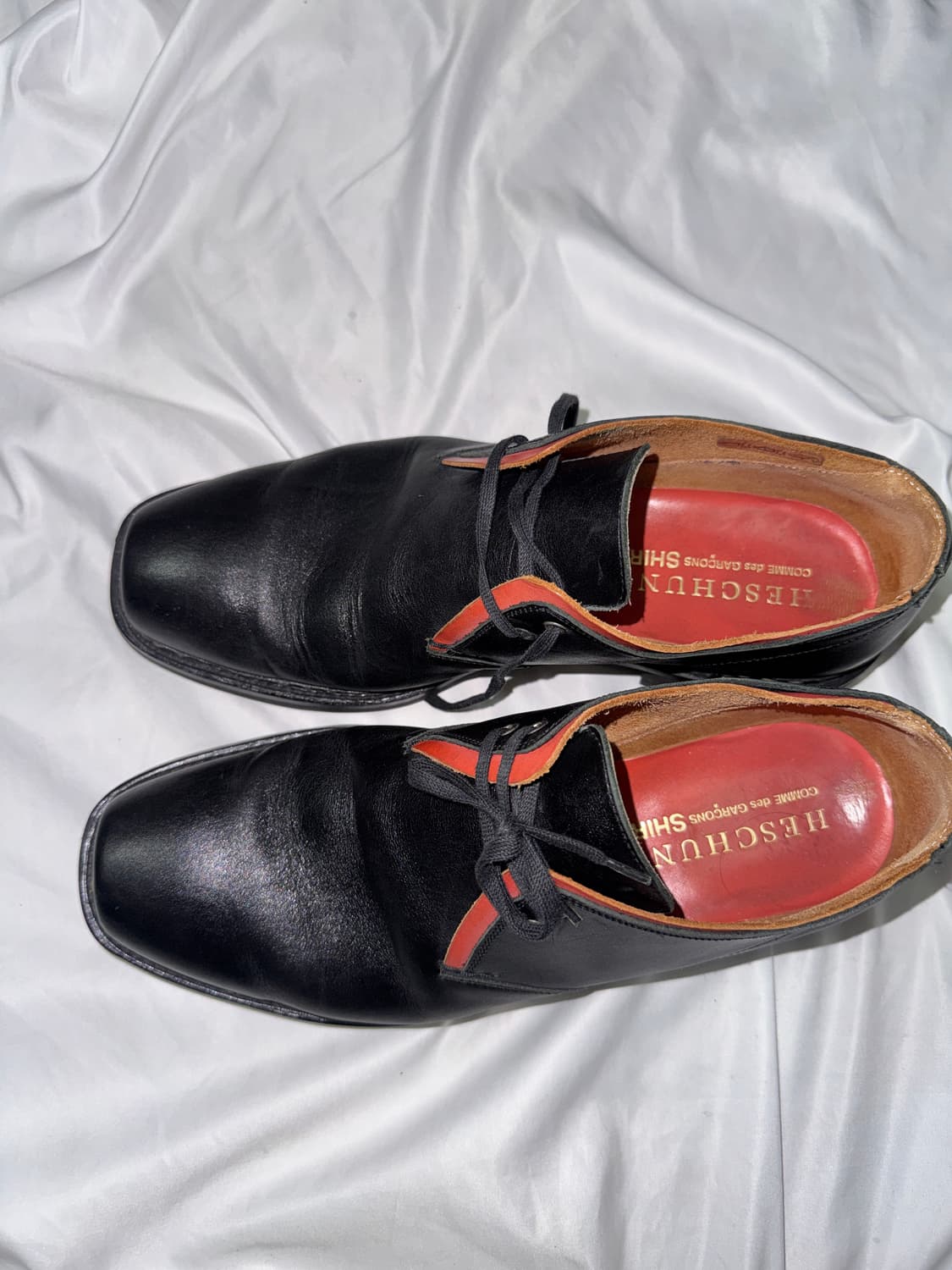 꼼데가르송 x 에슝 카프스킨 더비 상품이미지4