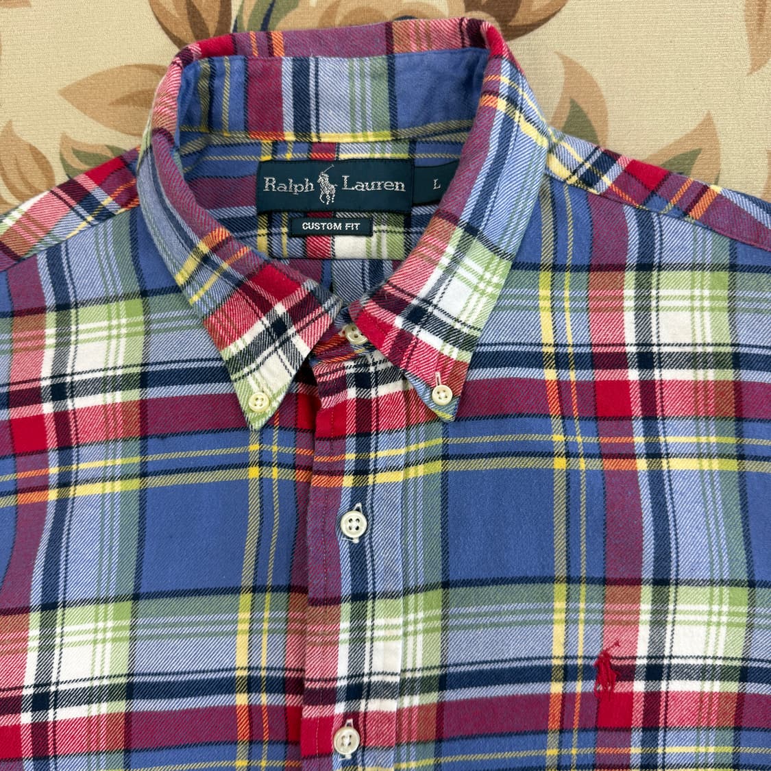 (L)폴로 랄프로렌 플란넬 체크셔츠 상품이미지2