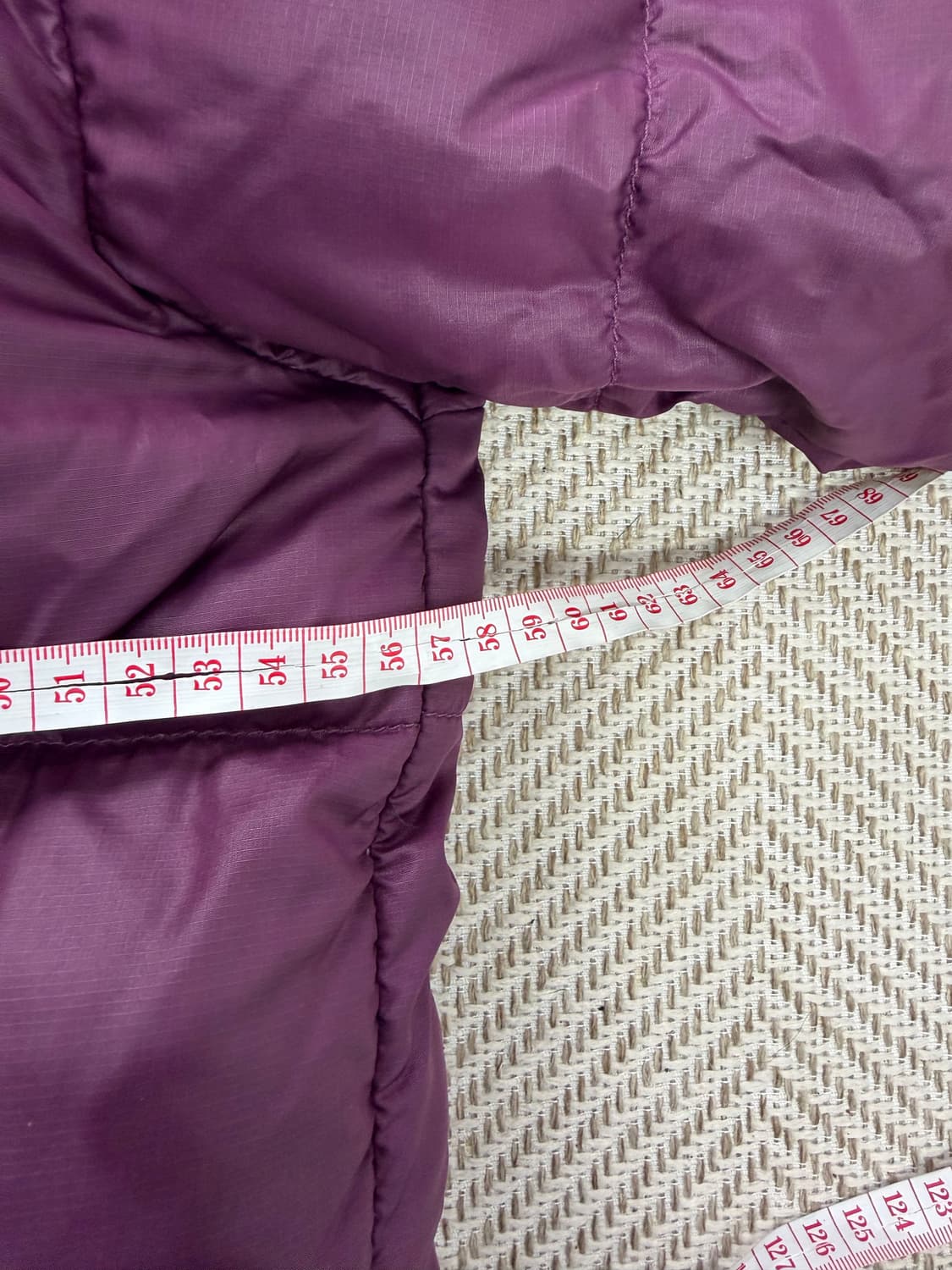 정품) 노스페이스 눕시 퍼플/블랙 패딩 95 상품이미지9