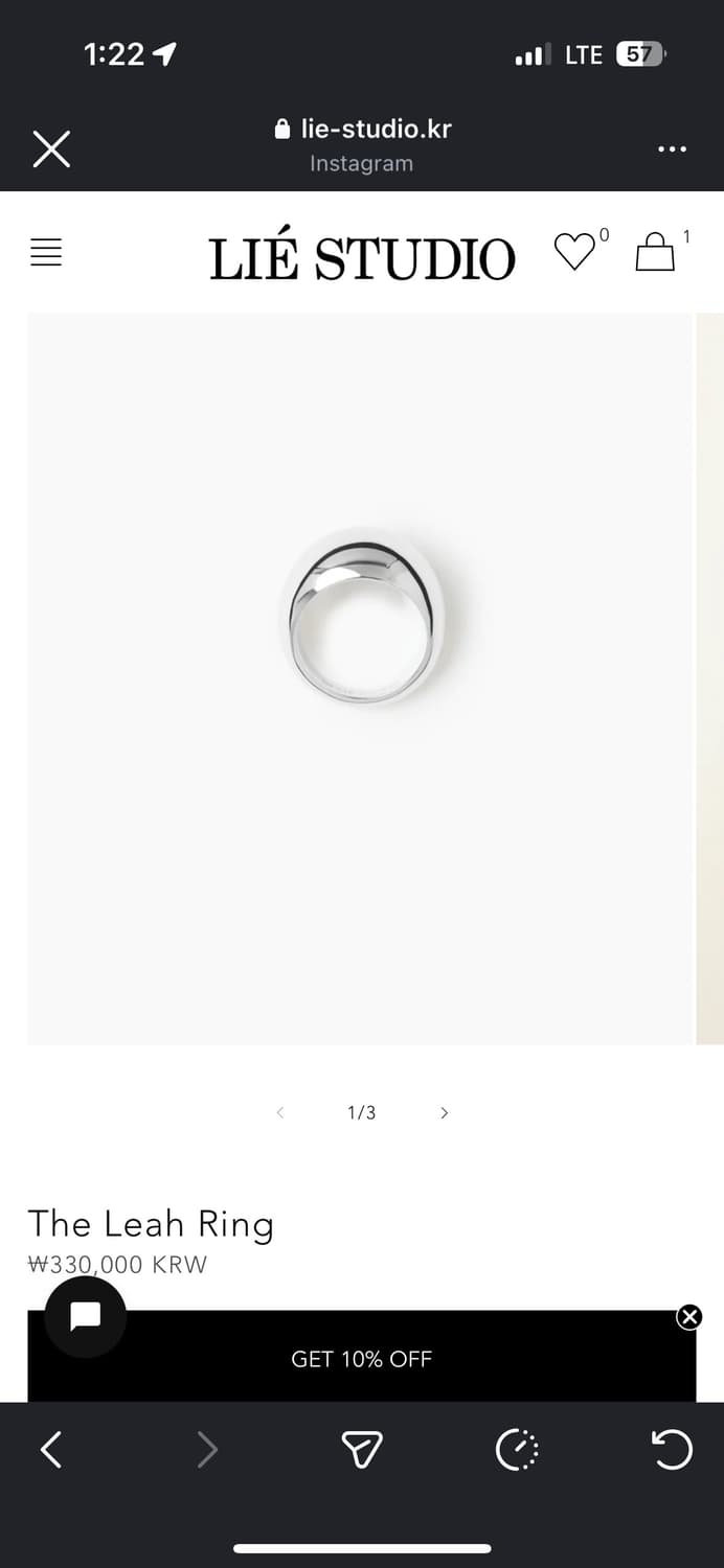 리에스튜디오 레아링 54호 The Leah Ring 상품이미지3