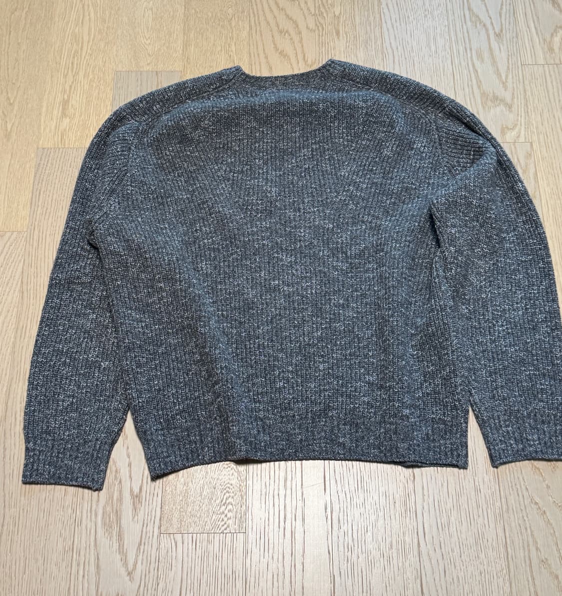 [4] 벨리에 밀키웨이 그런지 스웨터 멜란지 그레이 상품이미지3