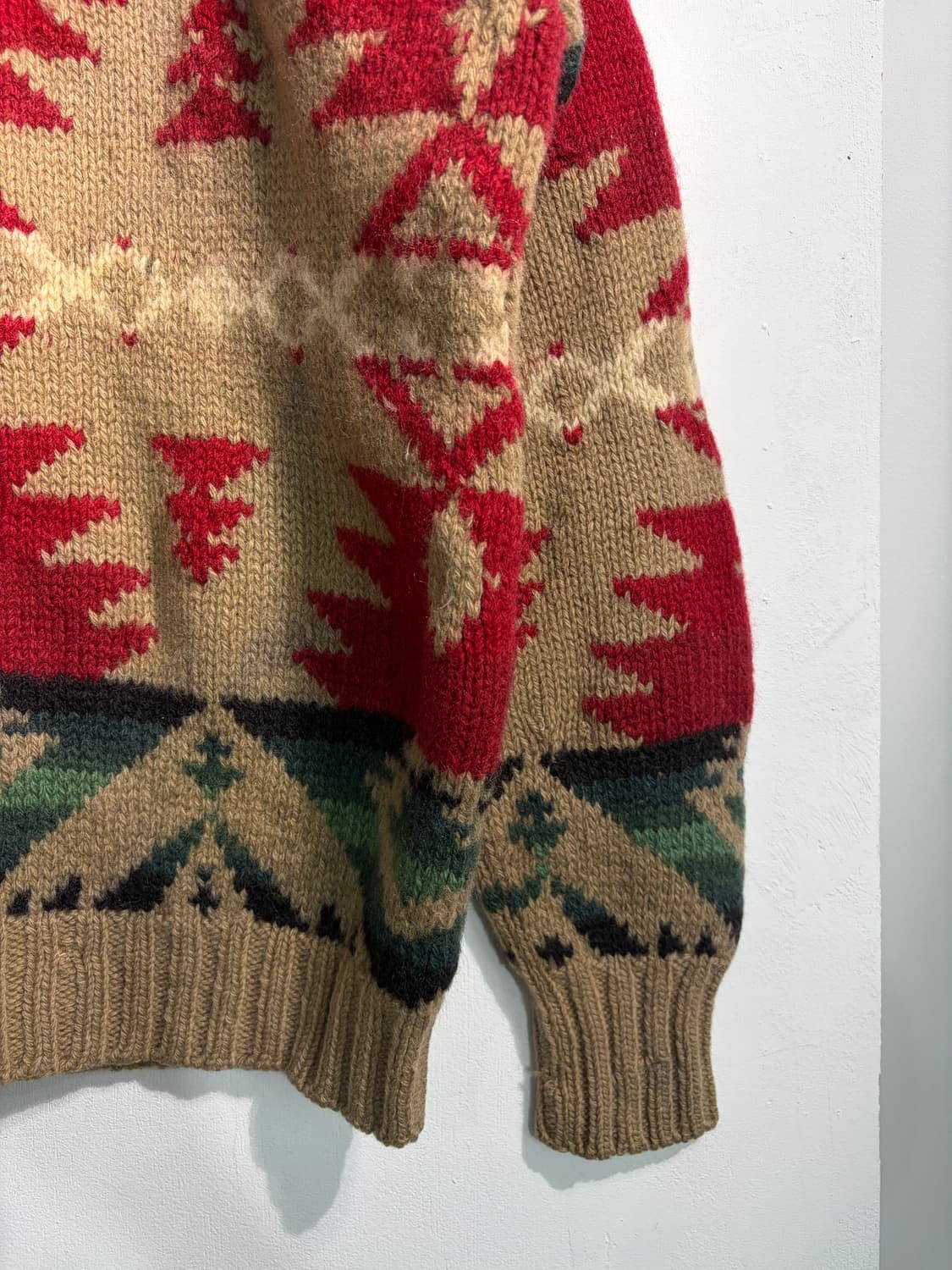 [L] Polo 폴로 나바호 wool 100% 핸드니트  상품이미지4