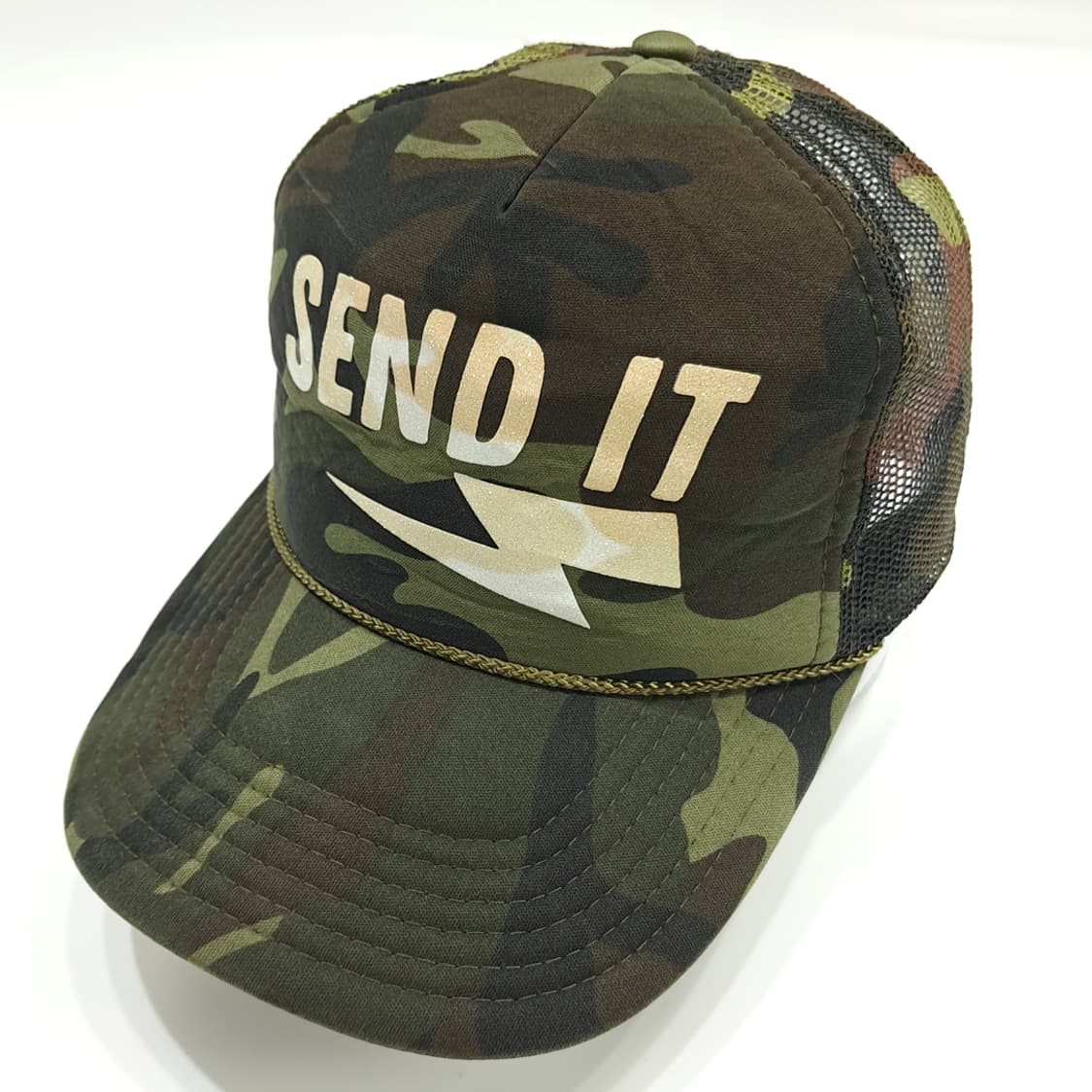 OTTO Send It 카모 로프 메쉬 트러커캡 P1289 상품이미지2
