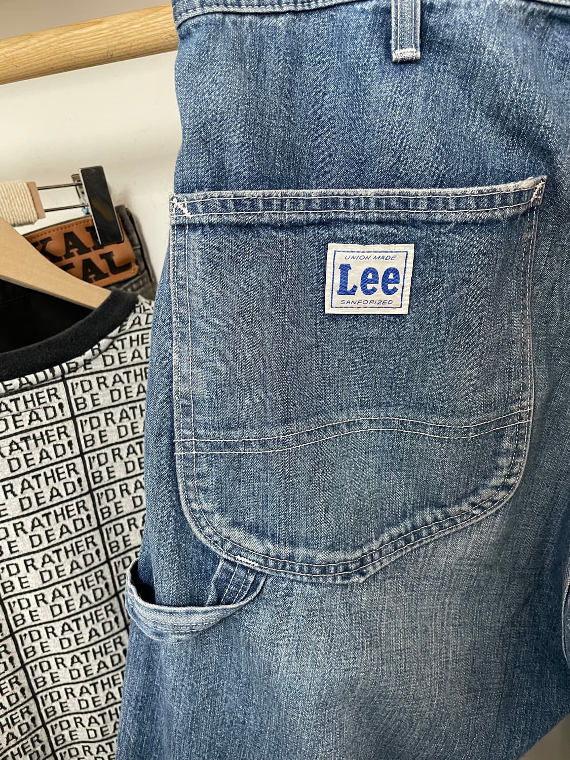 리 카펜터 데님팬츠 (made in japan) (M) 상품이미지6