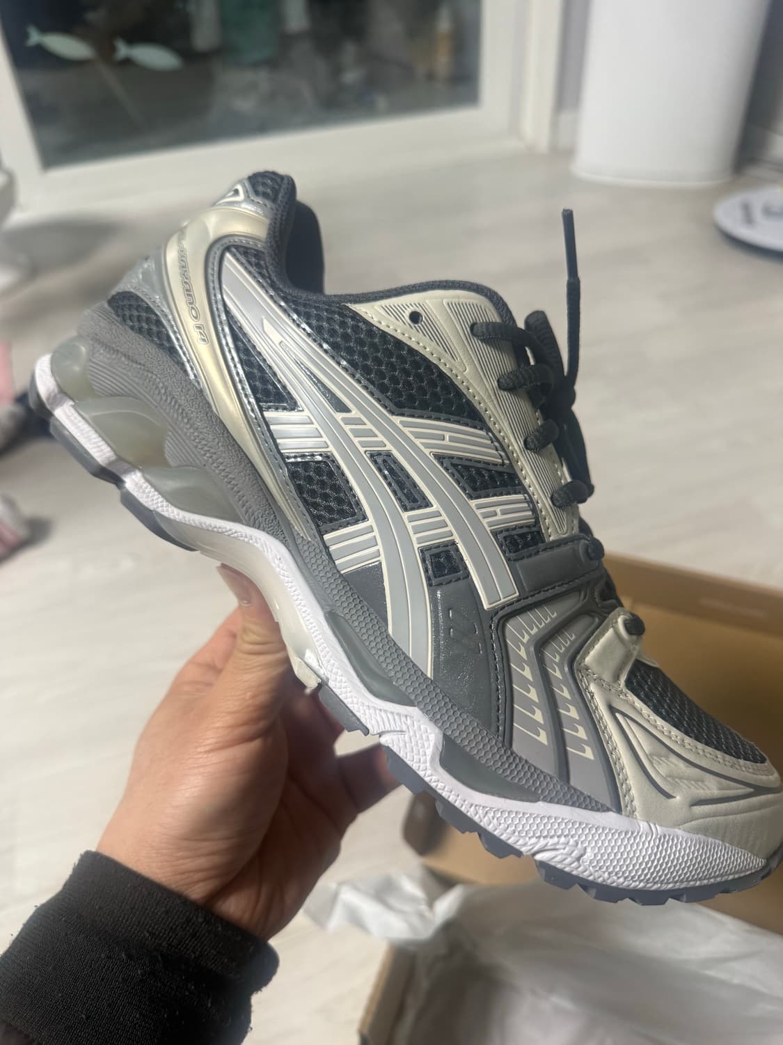 아식스 젤카야노14 옵시디언 그레이 상품이미지1