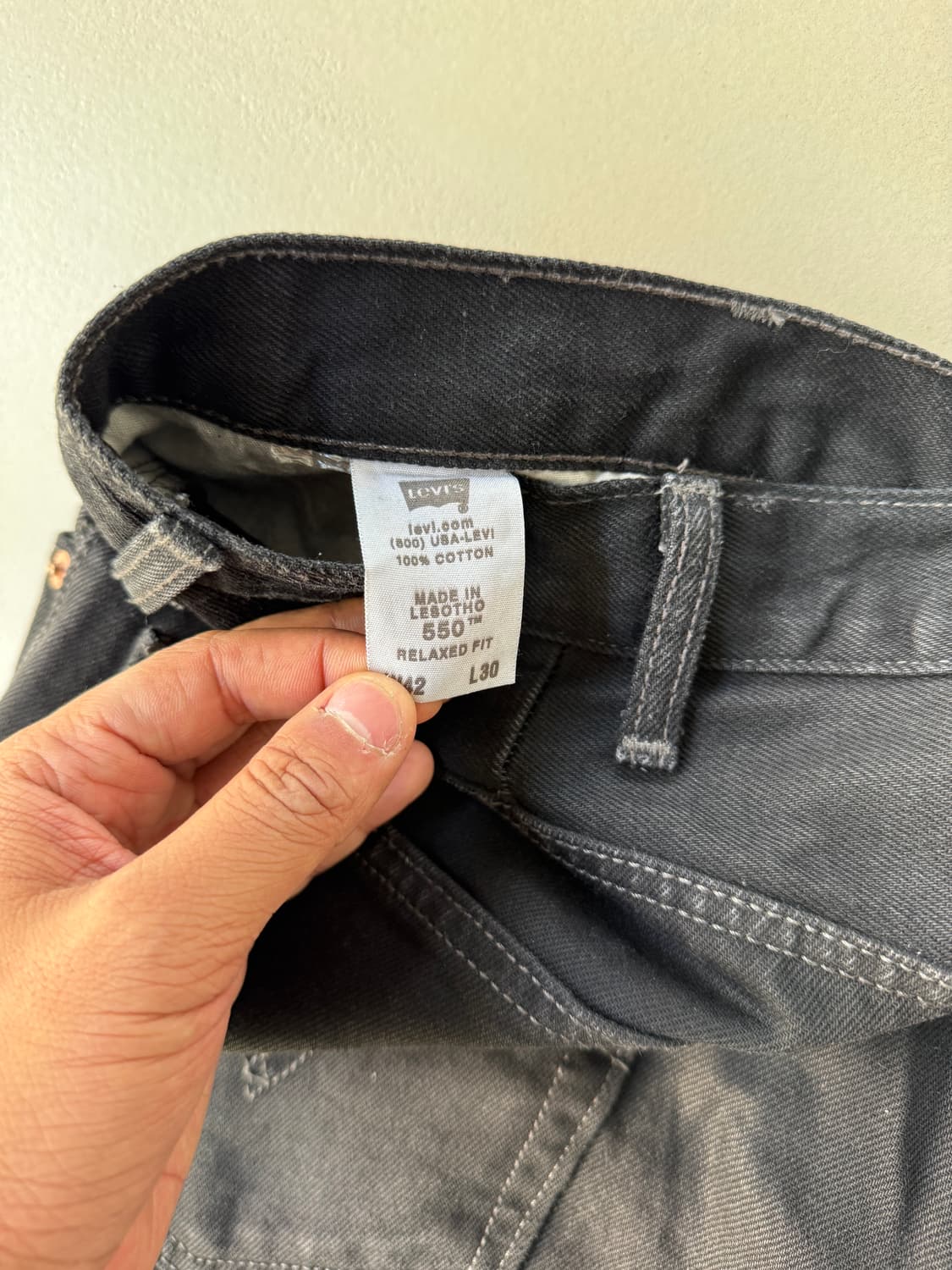 00s Levi’s 550 Black 상품이미지5