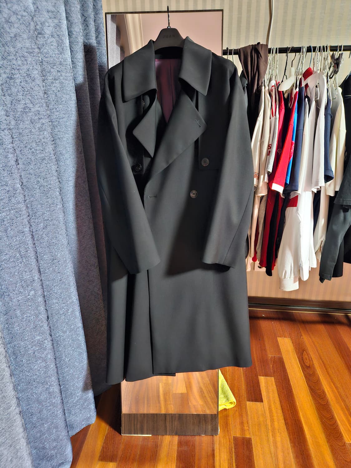 주앙옴므 트렌치코트 블랙M사이즈 상품이미지2