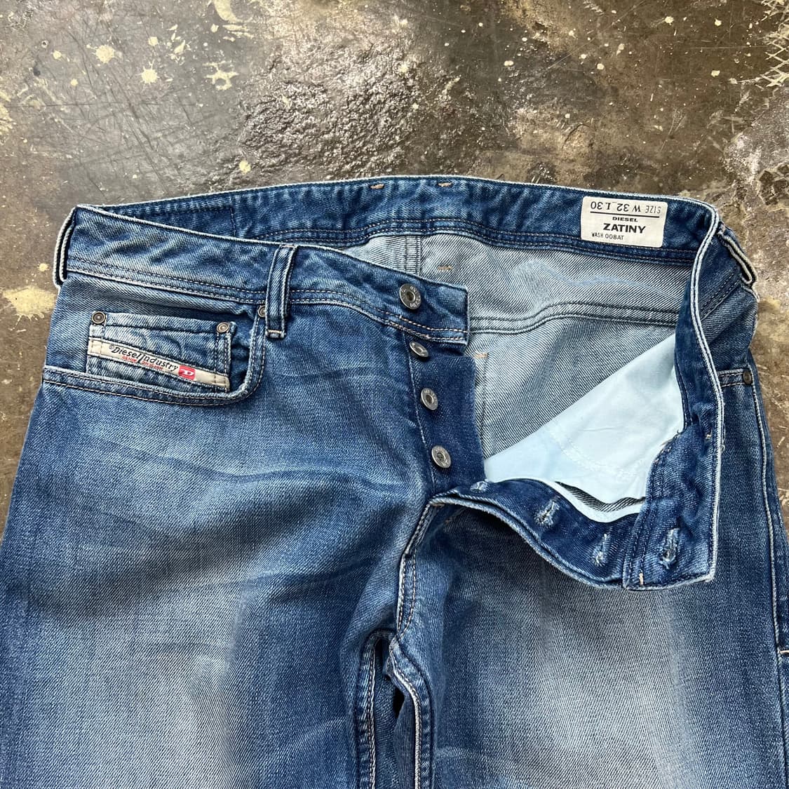 32) 디젤 자티니 부츠캇 청바지 데님 팬츠 상품이미지3