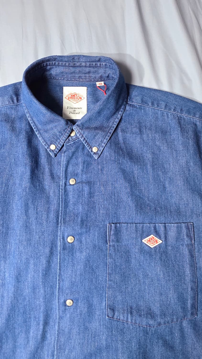 단톤 25ss 청셔츠 상품이미지1