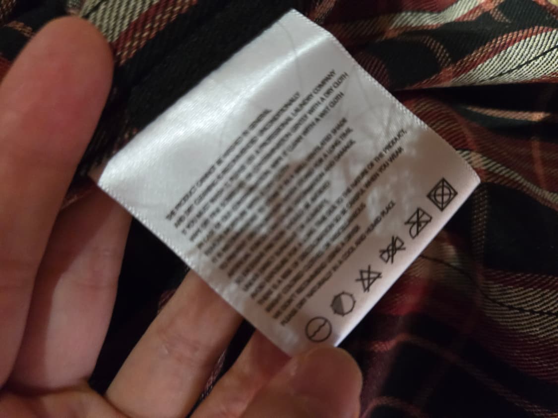 [무료배송]스탠다드에러 M 남성 오버핏 체크 플란넬 긴팔 셔츠 상품이미지8