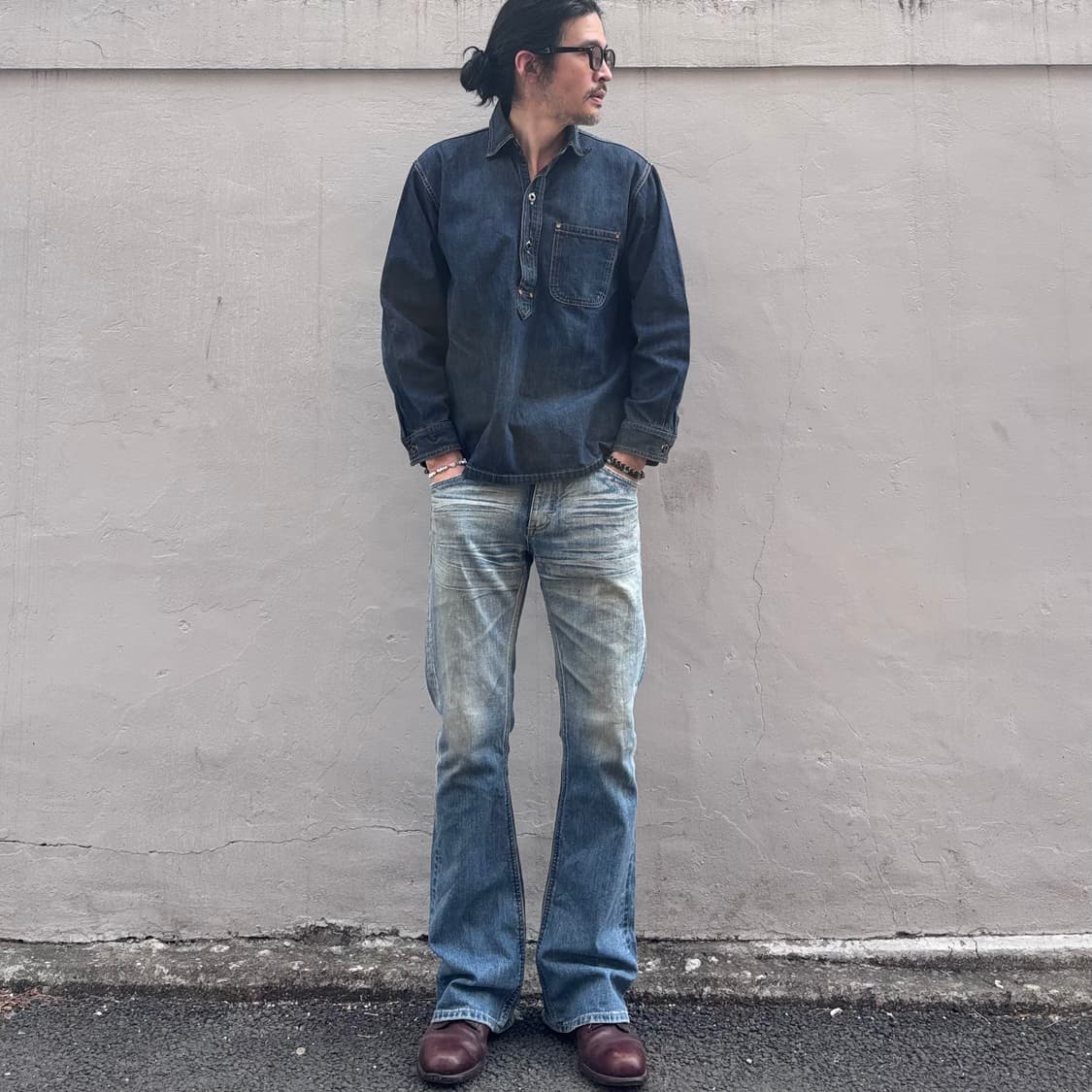 일본 리 데님 부츠컷 상품이미지1