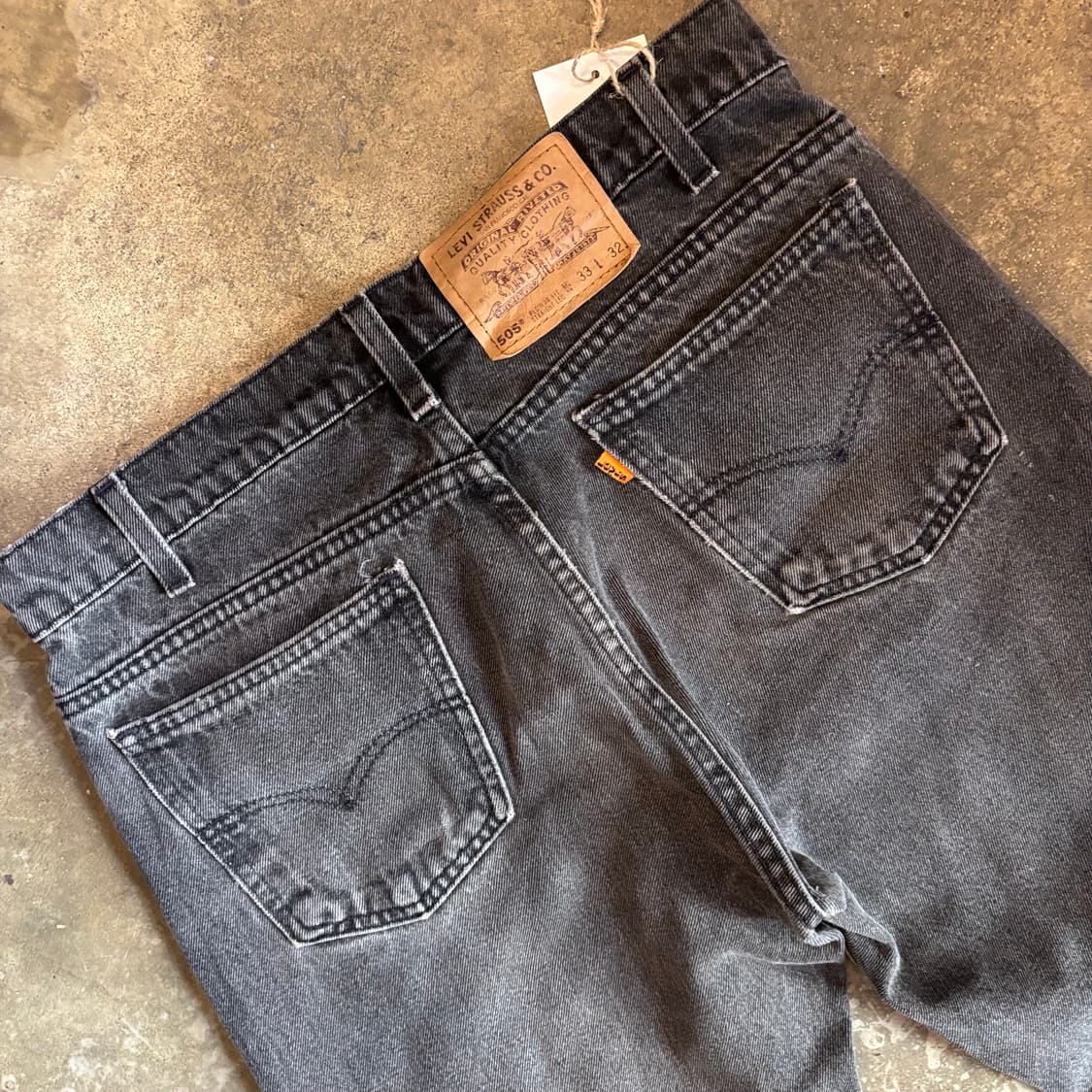 90년대 리바이스 505 흑청 상품이미지9