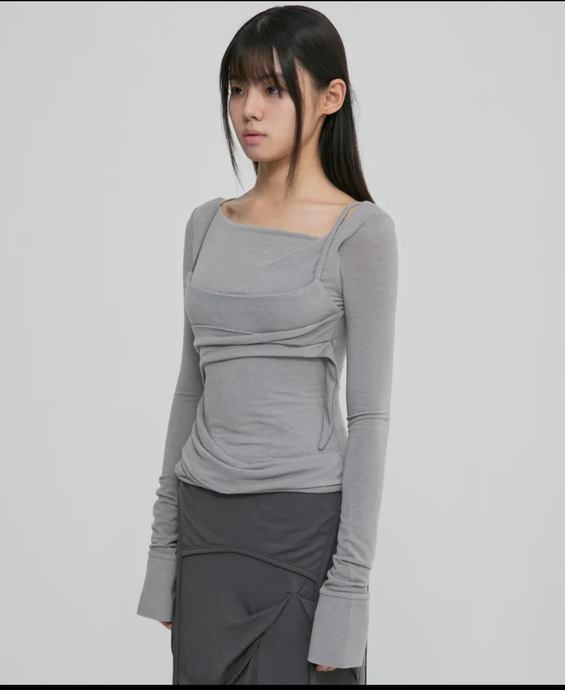 플레어업 레이어드 티셔츠 상품이미지3