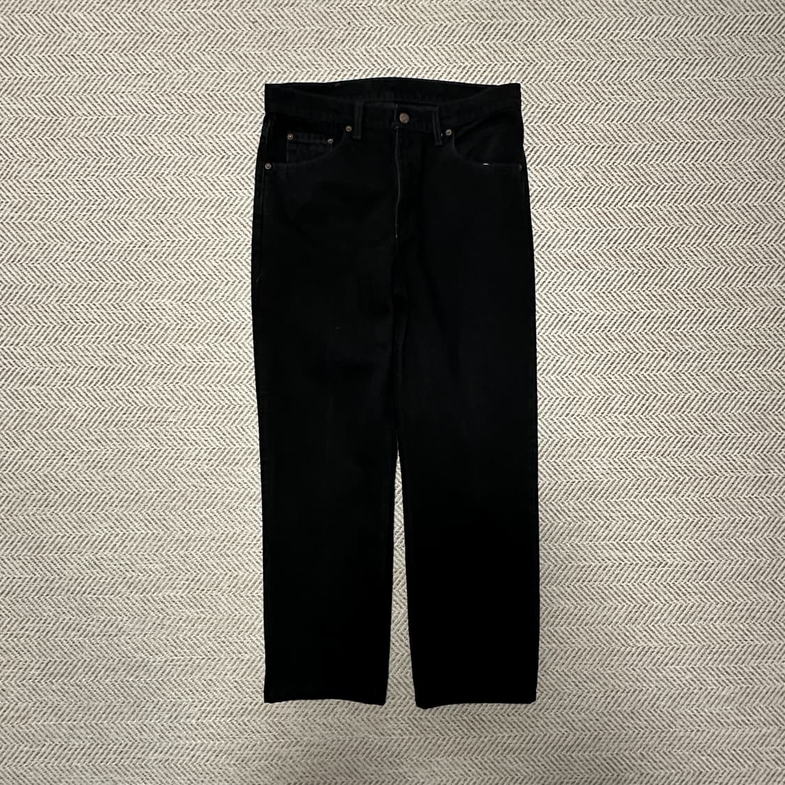 LEVI'S 516 90's canada made black jeans 상품이미지1