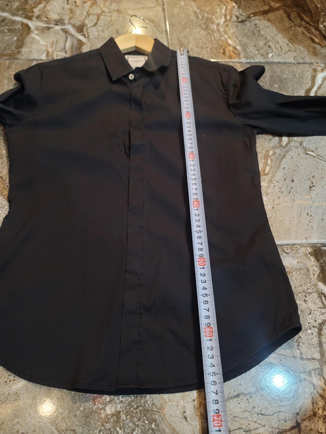 우영미 블랙/ 차콜 셔츠 2장 일괄(남녀공용) 상품이미지4