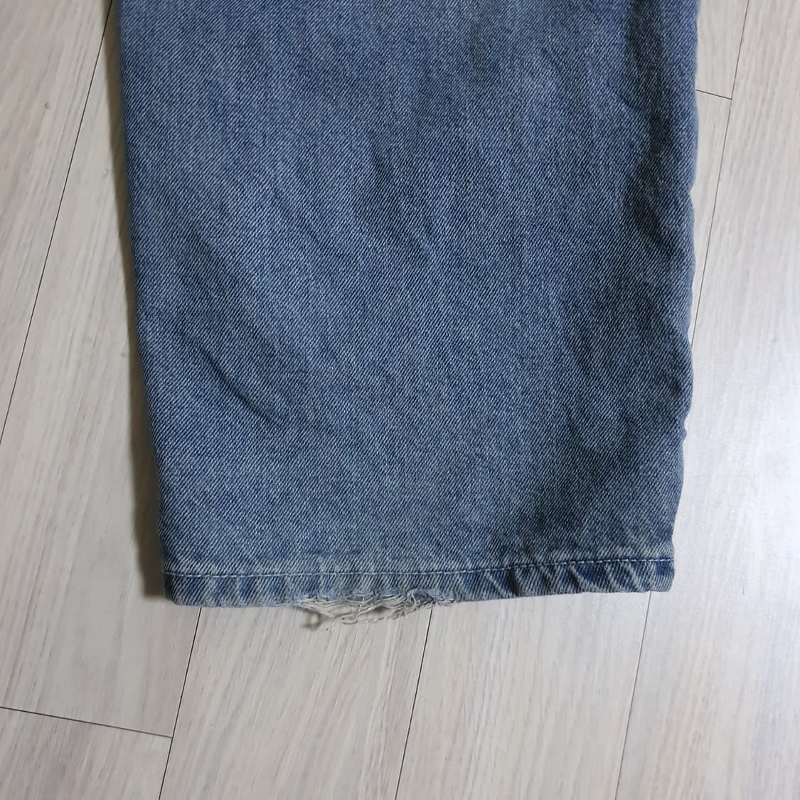 스타팀 워싱 배기 진 상품이미지3