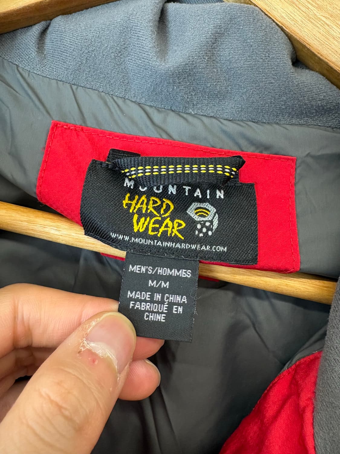 마운틴하드웨어 구스다운 패딩 레드 상품이미지7