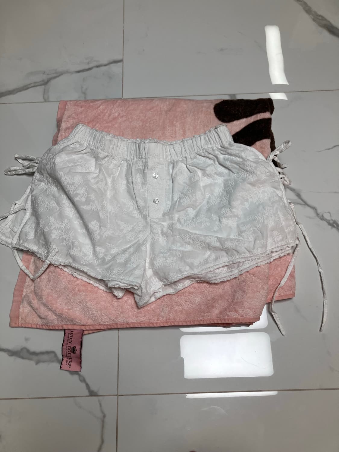 kimchi blue 코케트코어 레이스 리본 박서 반바지 블루머 쇼츠 상품이미지5