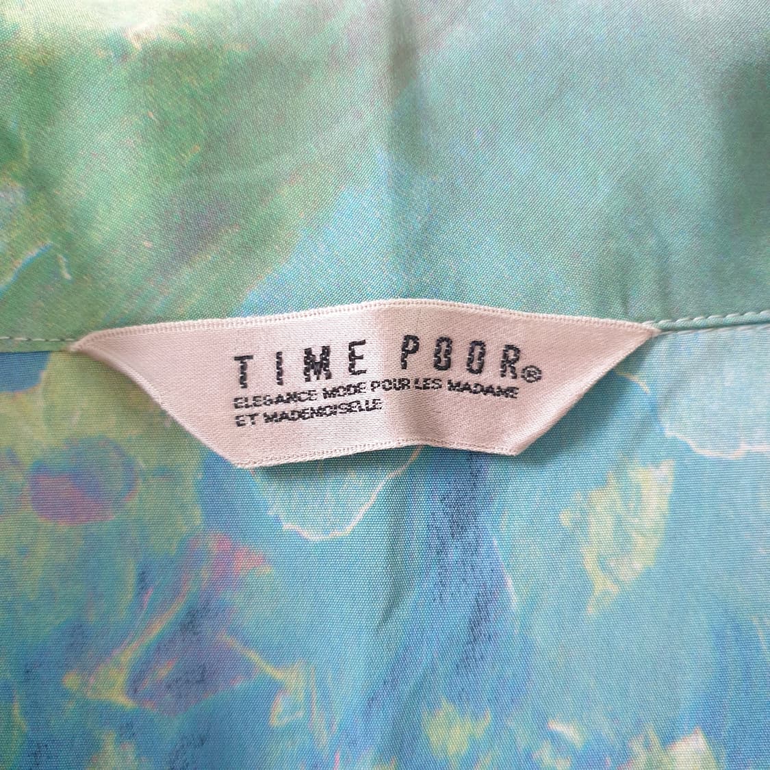 [무료배송] TIME POOR 반팔 셔츠 상품이미지2
