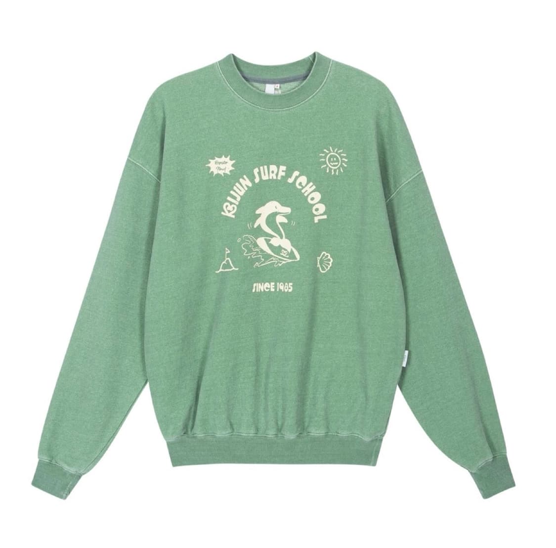 [새상품] 기준 서프 스쿨 풀오버 스웻셔츠 맨투맨 / 초록 / S 상품이미지1
