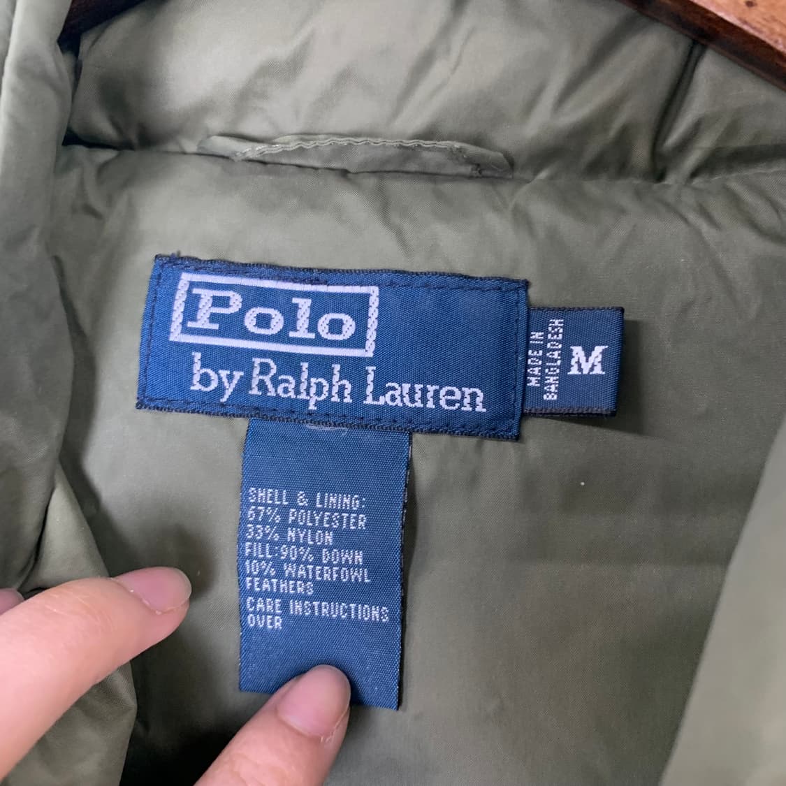 폴로 랄프로렌 카키 조끼 패딩 상품이미지6