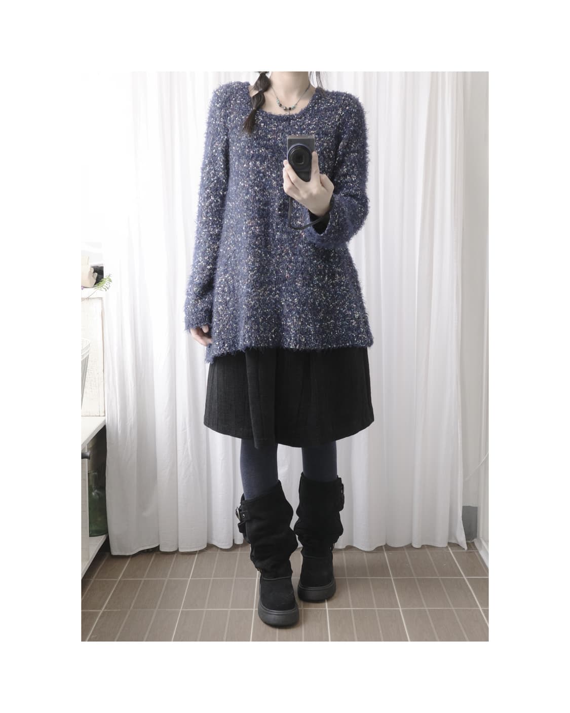 Earth music&ecology knit 상품이미지1