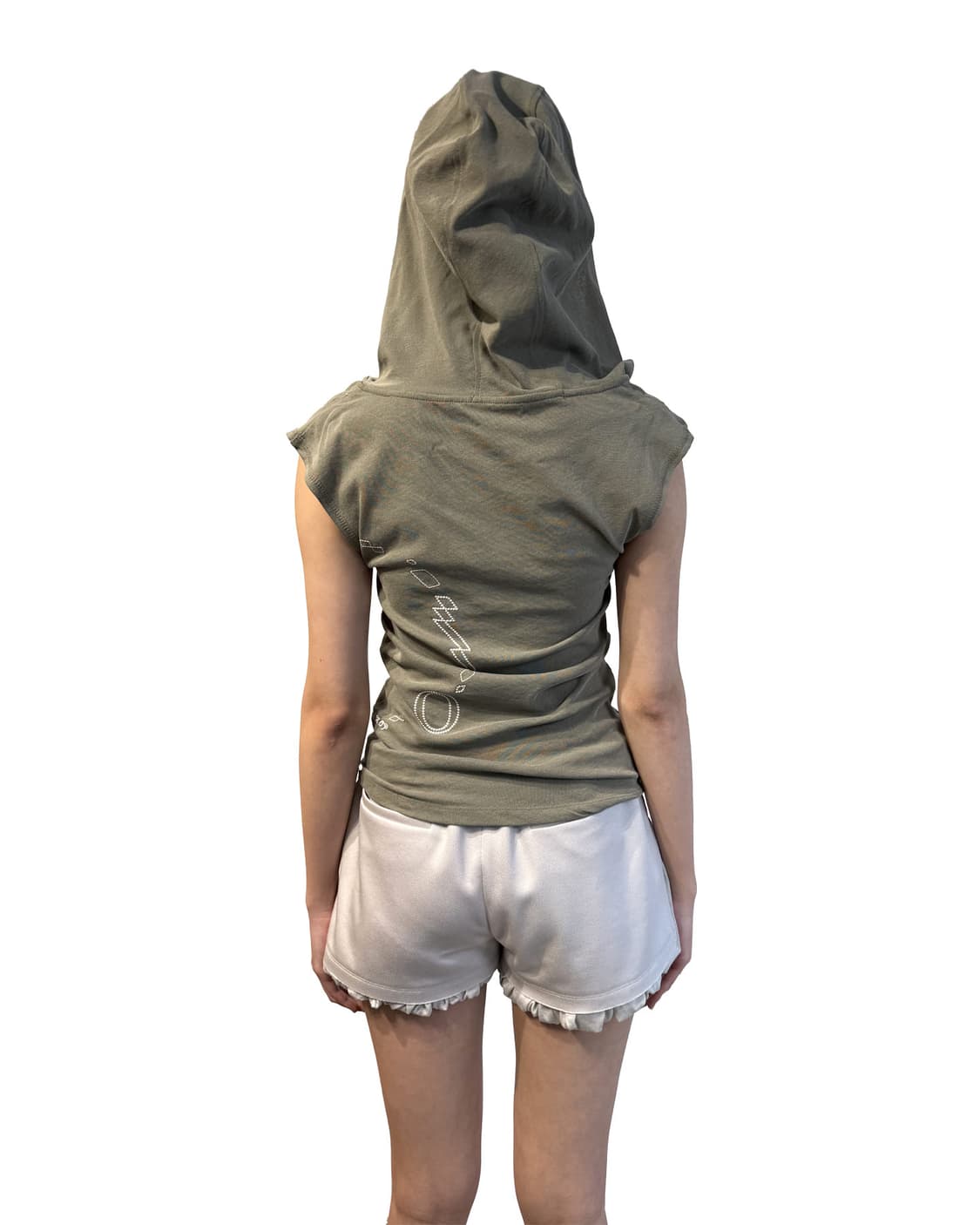 오들리워크샵 Slim Fit Sleevless Hoodie, Gust 상품이미지2