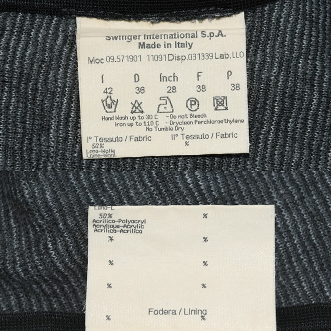 made in italy FENDI JEANS 빈티지울니트스커트 상품이미지10
