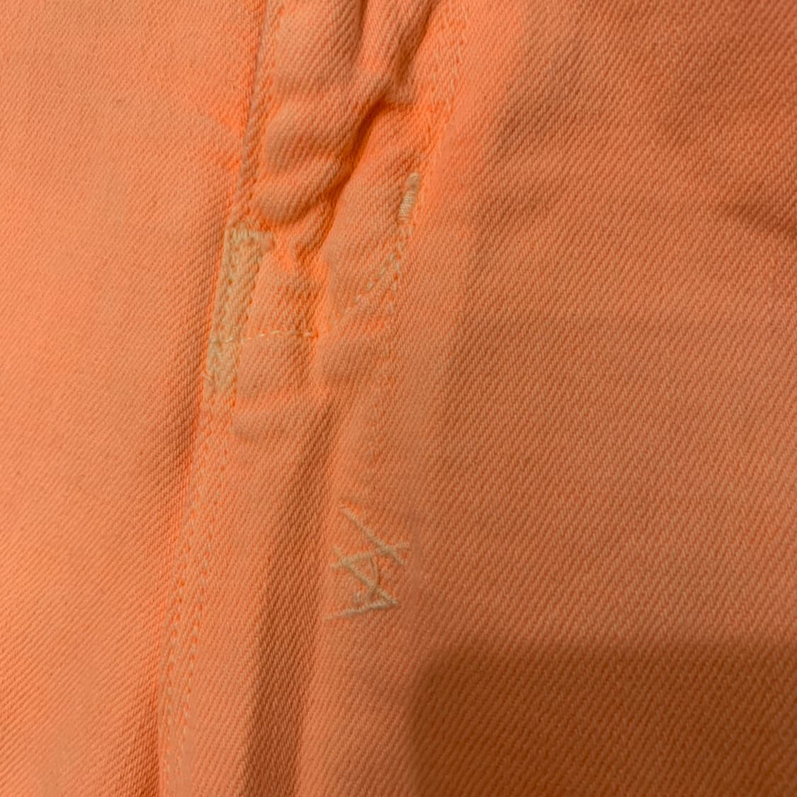 28인치 KSUBI 수비 스프레이 온 지퍼 스판 핑크 데님 청바지 상품이미지5