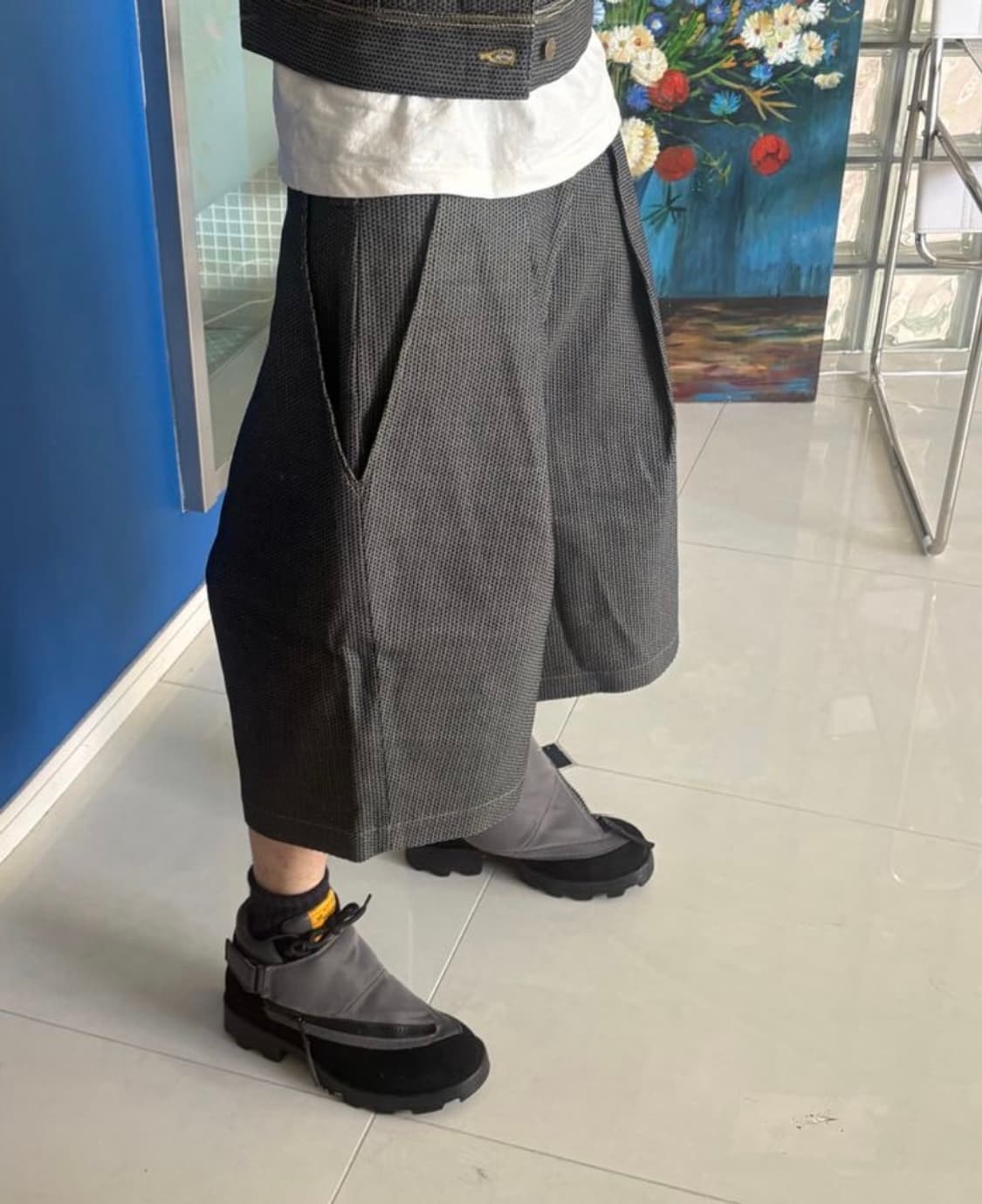 CENTURY DENIM half pants 센추리 데님 버뮤다 팬츠 상품이미지1