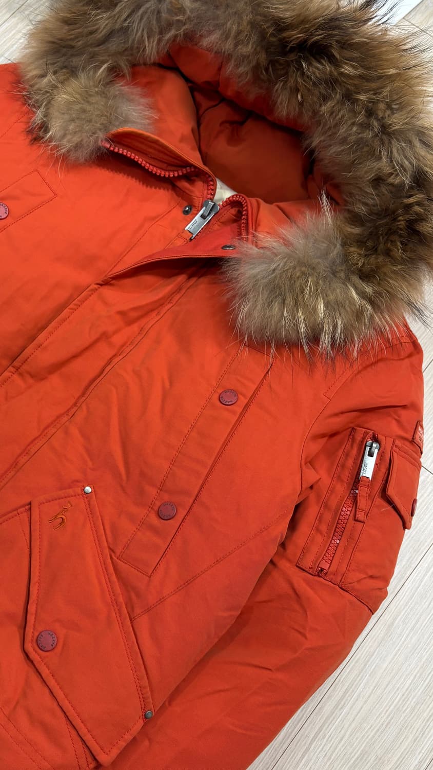 헤지스 MT. ADIRONDACK 라쿤퍼 숏 패딩 점퍼 상품이미지3