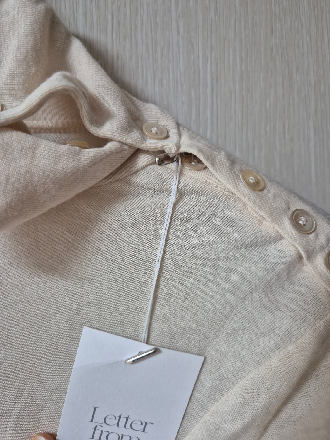 (새제품) 레터프롬문 목폴라 하이넥니트 긴팔  상품이미지4