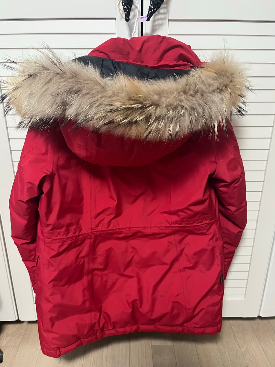 코오롱 레드 패딩 상품이미지2