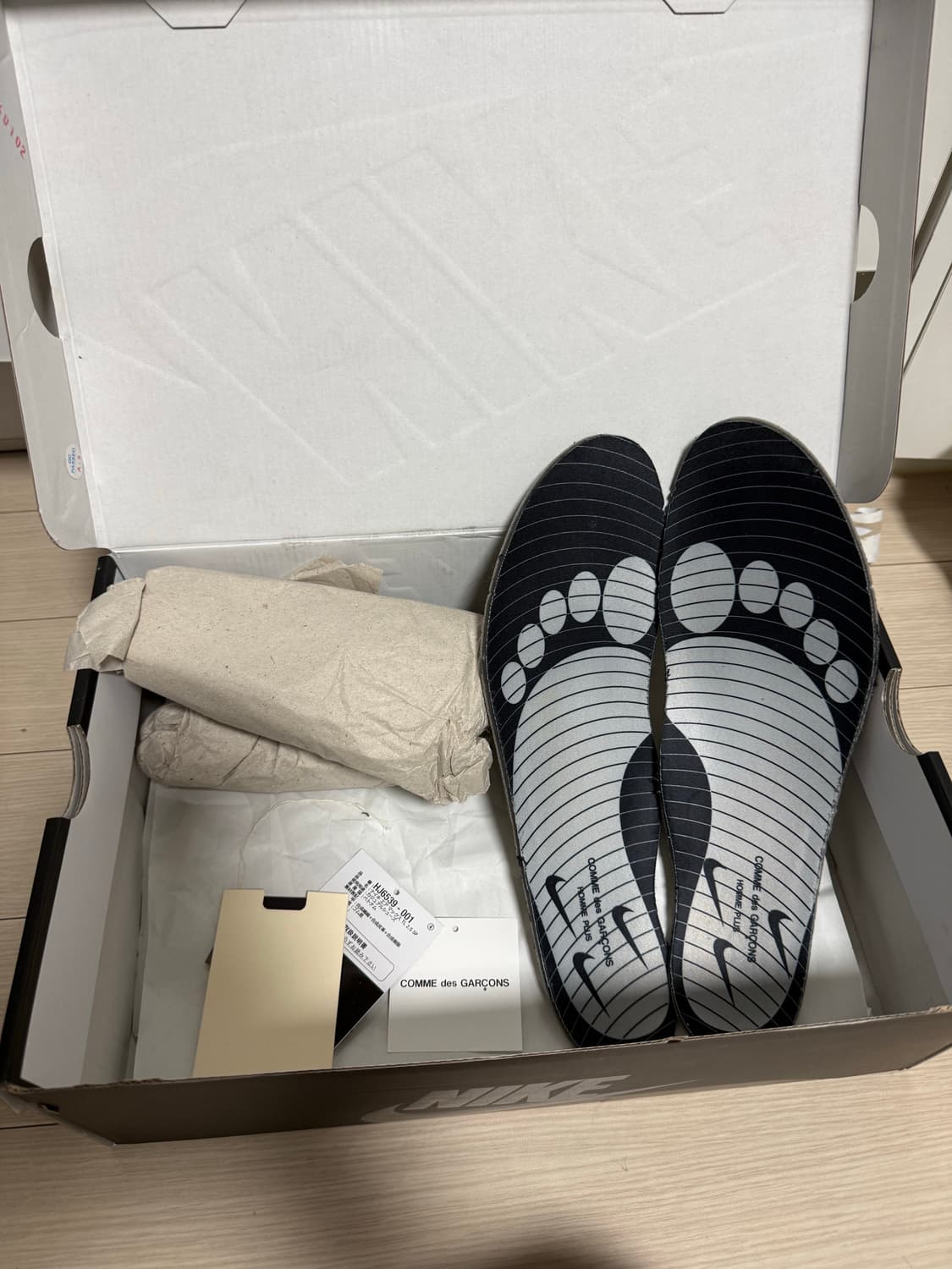 나이키 에어맥스 TL 2.5 꼼데가르송 옴므 플러스 블랙 290 상품이미지6