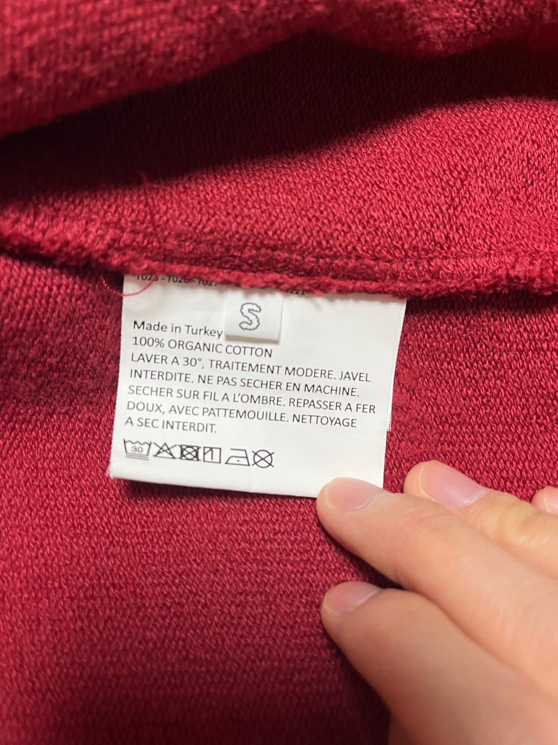 [S] 스카이하이팜 후드집업 버건디 상품이미지5