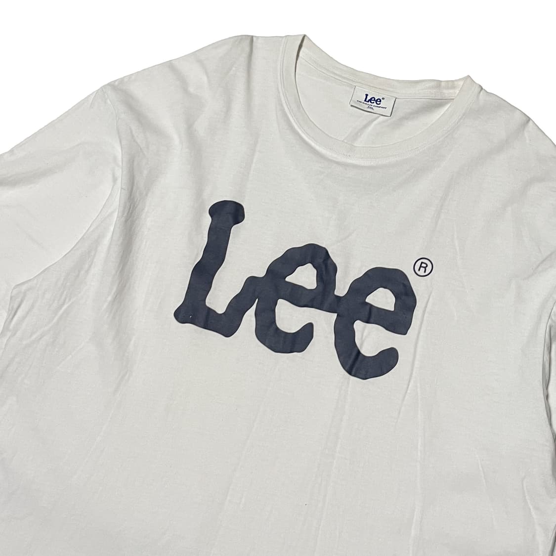 LEE 리 로고 반팔 티셔츠 화이트 상품이미지3