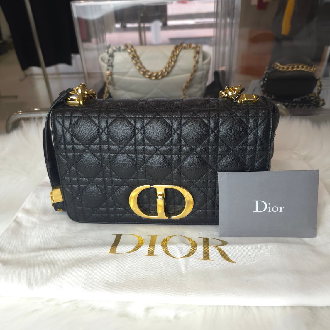 [정품/중고] 디올 까로 미디엄 백 상품이미지1