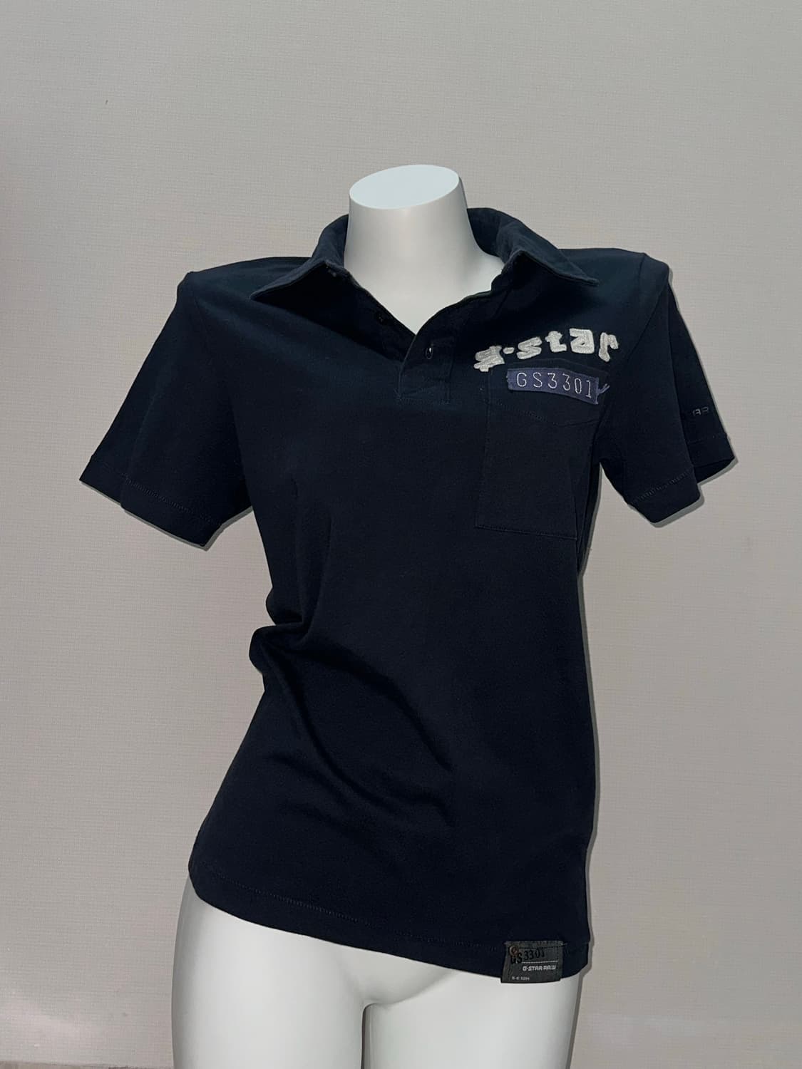 지스타 로우 3301 반팔 카라티 상품이미지5