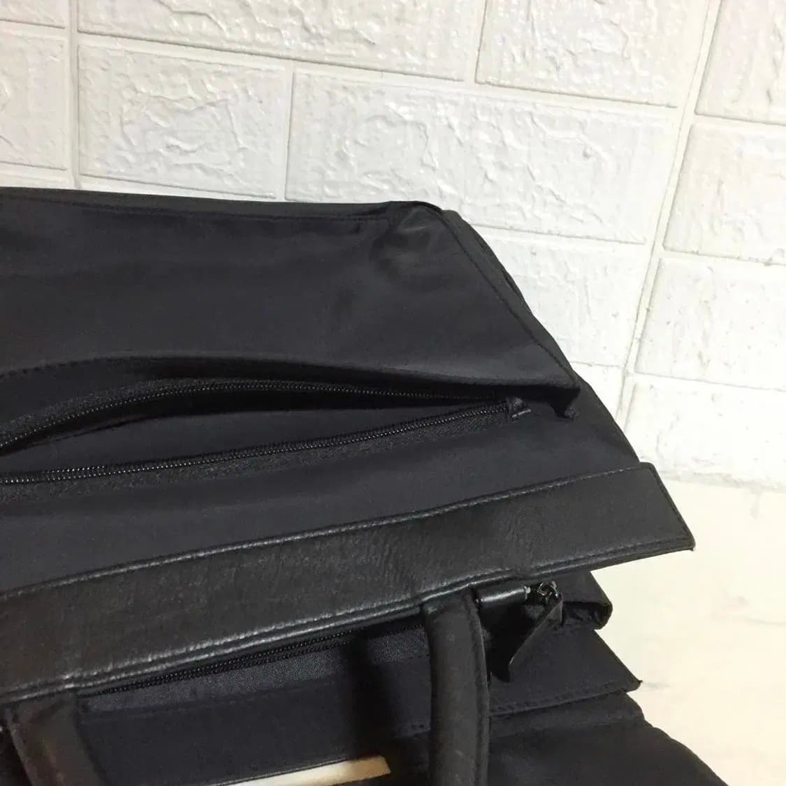 요지 야마모토 Y'SACCS 소가죽 나일론 토트백 상품이미지5