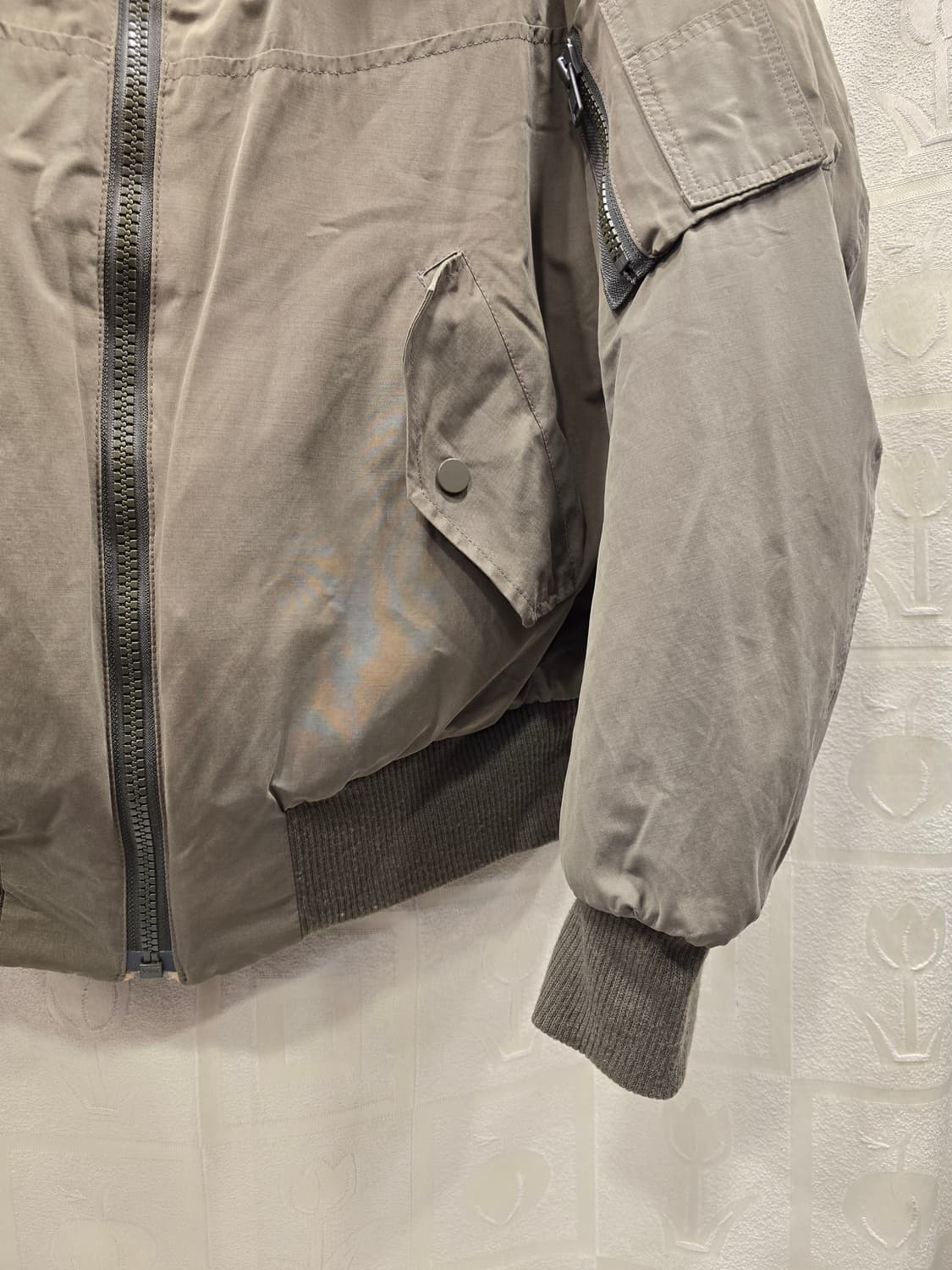 노앙 NOHANT 리버시블 남여공용 블루종 숏점퍼  M (95) 상품이미지5