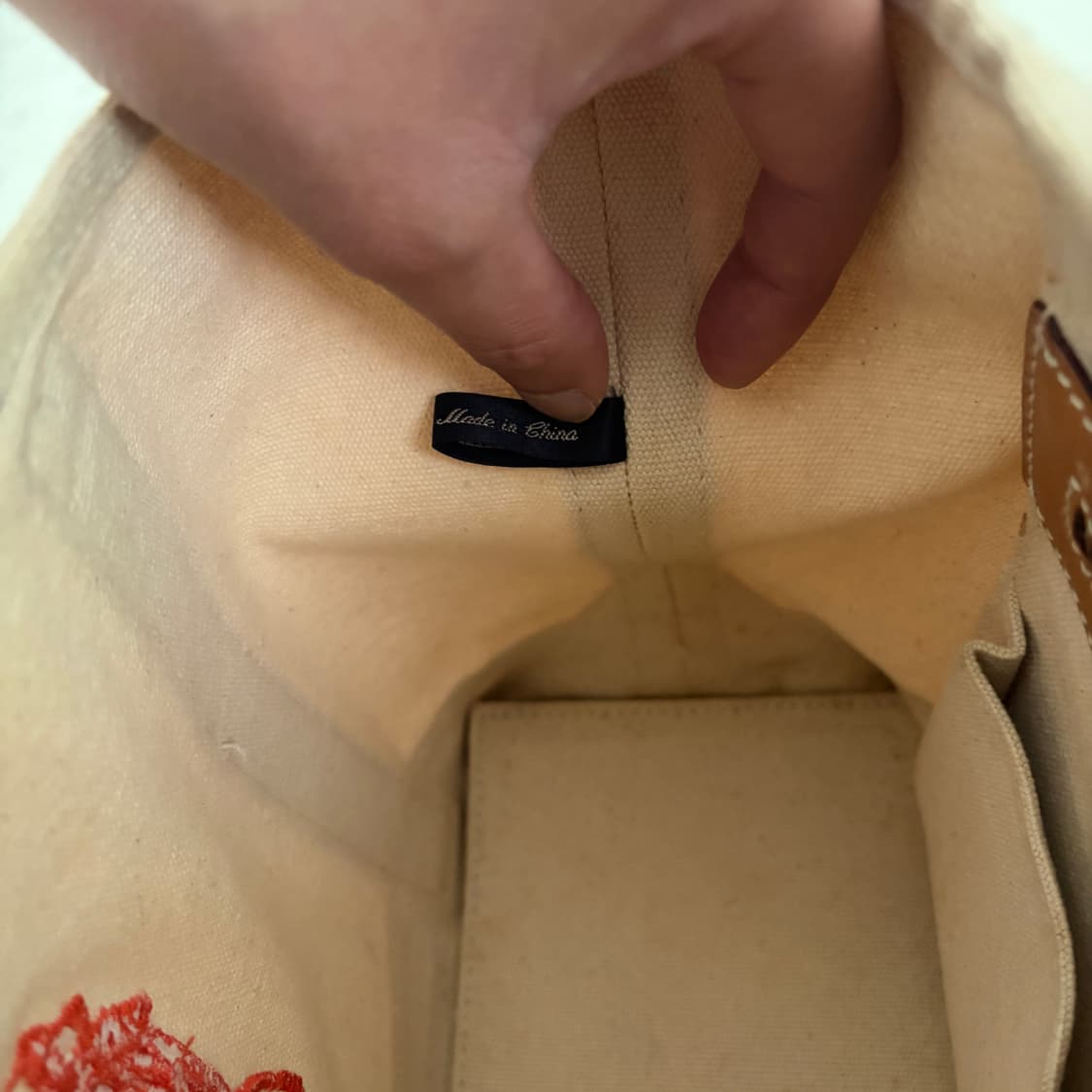 폴로 랄프로렌 빅포니 빈티지 캔버스 토트백 OS 상품이미지7