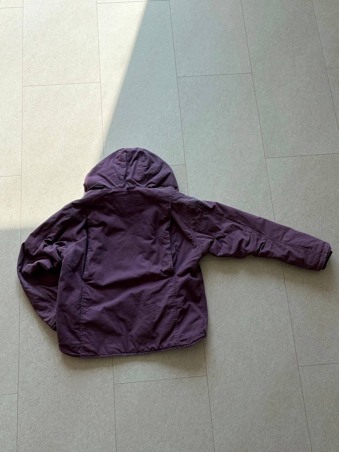 베르네 퍼플 면 후드 야상 점퍼 미국 빈티지 워크자켓 상품이미지2