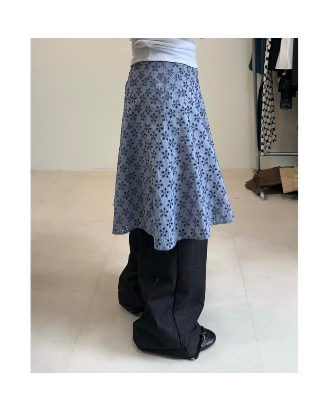 Courreges 펀칭 스커트 상품이미지2