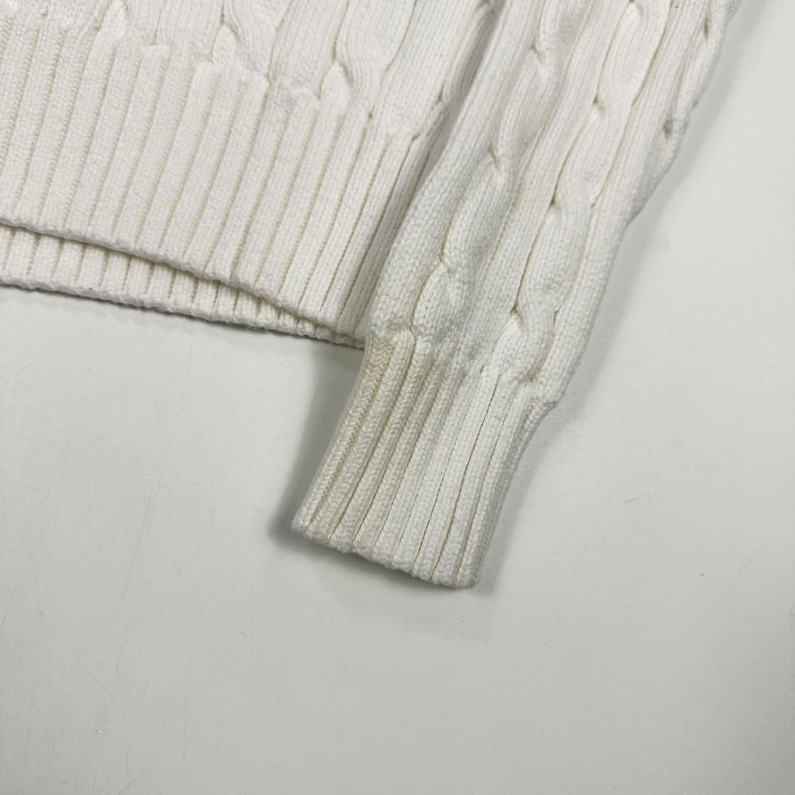 폴로 랄프로렌 포니 화이트 꽈배기 케이블니트 (S 여성추천) 상품이미지5