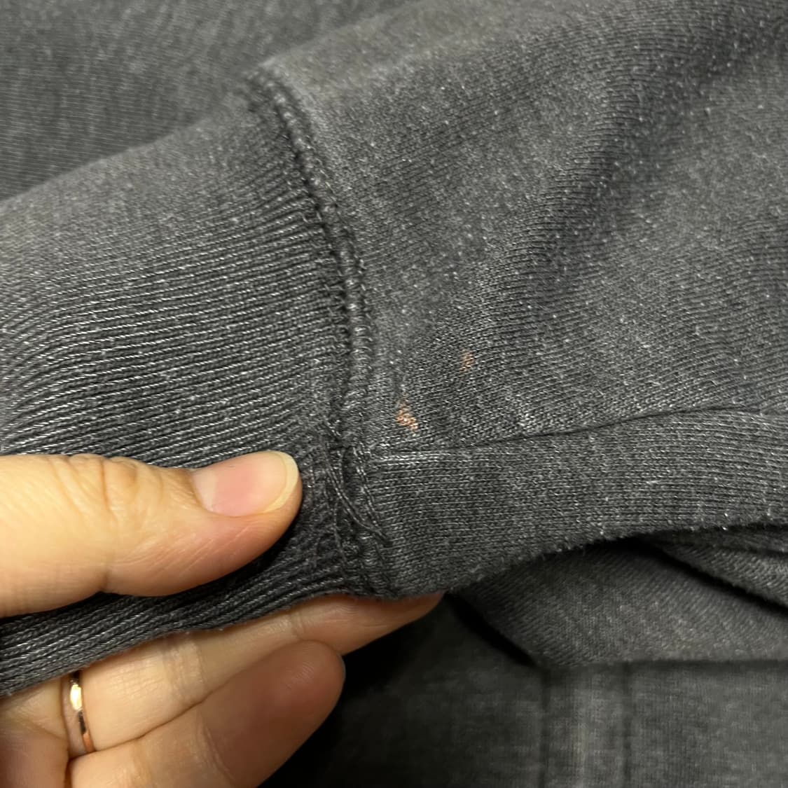 에코 기모 후드집업 차콜 상품이미지8